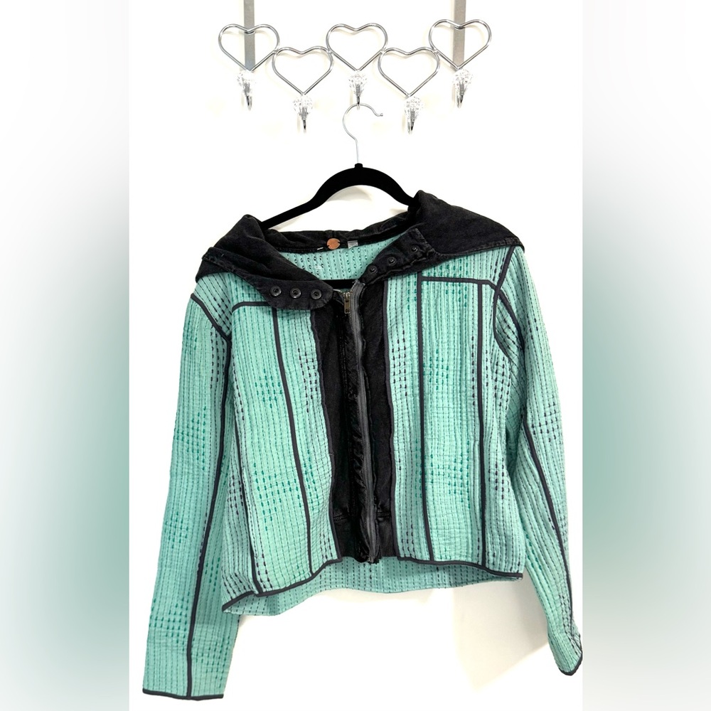 NWOT Free People One Tavi Quilted Hooded Jacket
